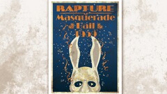 1959 (Year) video game art bioshock flyer mask poster