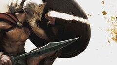 300 Movies spartans soldier sword shield Men