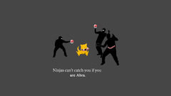 Abra Pokémon Poké Balls ninjas