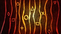 abstract circle triangle cross lines Minimalism contrast