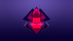 abstract justin maller Facets digital art gradient 3D Abstract