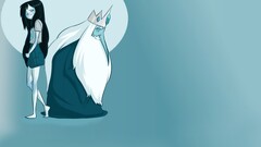 adventure time Marceline the Vampire Queen Ice King