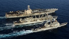 aircraft carrier military ship