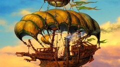 Airships vehicle fantasy art