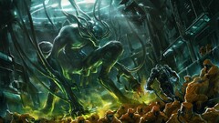 Aliens Hazard artwork concept art digital art science fiction