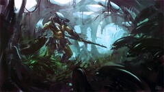 Aliens xenomorph artwork concept art cyan science fiction horror