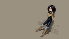 alita cyborg Battle Angel Alita Gunnm Gally short hair Manga