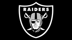 American Football nfl logo monochrome Sport raiders