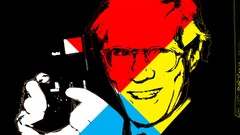 Andy Warhol digital art Celebrity artwork red
