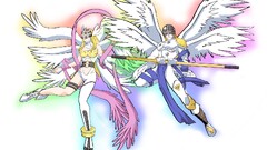 Angewomon fantasy art fantasy girl wings colorful