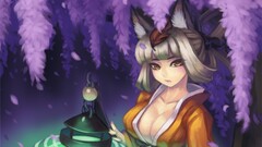 Anime anime girls big boobs fox girl