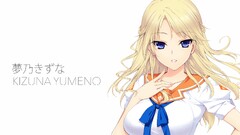 Anime anime girls Kizuna Yumeno Culture Japan blonde long hair