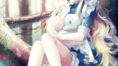 Anime anime girls Kozakura Mary kagerou project Trees forest