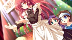 Anime anime girls original characters maid outfit