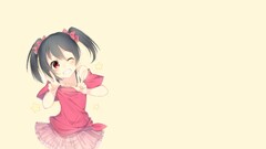 Anime anime girls Simple Background Love Live! yazawa nico