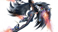 Anime Bayonetta 2 bayonetta wii u nintendo gun wings Women