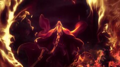 Anime bleach Genryūsai Shigekuni Yamamoto fire beards deviantart