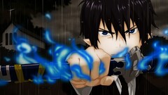 Anime Blue Exorcist okumura rin fire anime boys