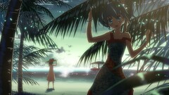 Anime DJ Max beach anime girls