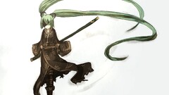 anime girls Anime fantasy art Women fantasy girl green hair