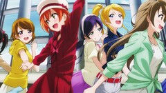 anime girls Anime Love Live! Ayase Eri Hoshizora Rin Sonoda Umi