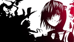 anime girls Anime Nyu elfen lied Lucy (Elfen Lied) Birds