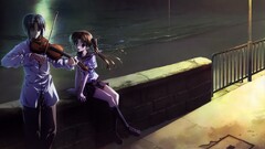 anime girls Anime violin Music musical instrument anime boys