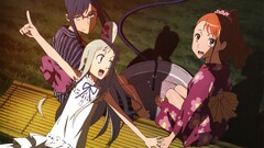 anime girls Anjou Naruko honma meiko Tsurumi Chiriko Anime