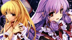 anime girls blonde red eyes ponytail Elizabeth Sophie Gino Klein