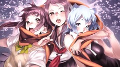 anime girls Isone Kotoha Nanami Ao Anime