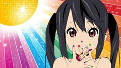 anime girls painted nails Anime k - on nakano azusa