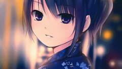 anime girls traditional clothing coffee-kizoku Anime