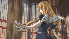 anime girls wings blonde Dogs: Bullets & Carnage Anime