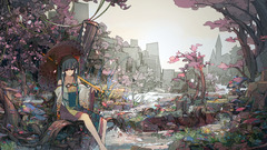 Anime traditional clothing original characters anime girls