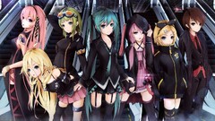Anime vocaloid megurine luka Megpoid Gumi hatsune miku meiko