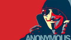 Anonymous Legion revolution Hope posters red background artwork