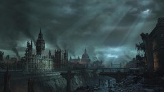 apocalyptic City hellgate london ruin moon rays video games
