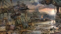 apocalyptic Kiev artwork futuristic