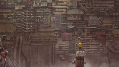 apocalyptic Kuldar Leement cityscape artwork 3d cgi