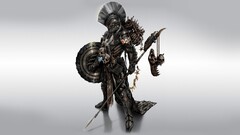 artwork concept art fantasy art warrior hunter spartans