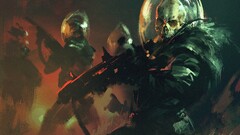 artwork fantasy art concept art Space spacesuit death horror