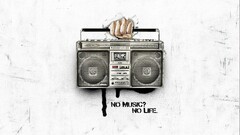 artwork Music Typography Audio hands Life white white background