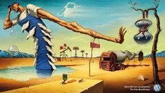 artwork surreal abstract advertisements Volkswagen commercial