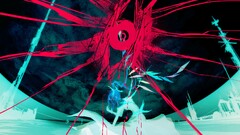 artwork touhou flandre scarlet Lowlight Kirilenko cyan red