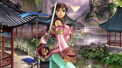 artwork Women sword video games Soul Calibur