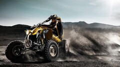 ATVs quad black background bicycle yellow vehicle