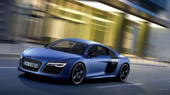 audi r8 Audi blue cars vehicle Car Audi R8 V10 Plus numbers