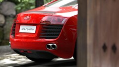 Audi R8 Car audi r8 Audi R8 V8 closeup Audi R8 Type 42 vehicle