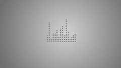 audio spectrum Minimalism Simple Background monochrome gray