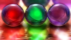 balls colorful glass marble